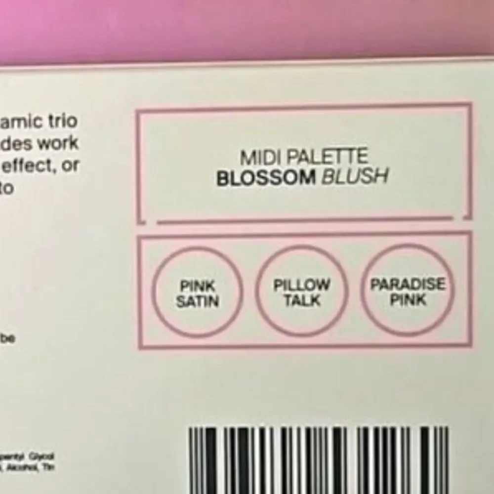 NIB OFRA Cosmetics Blossom Blush Midi Palette with 3 Pink Shades